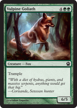 Vulpine Goliath - Theros Spoiler