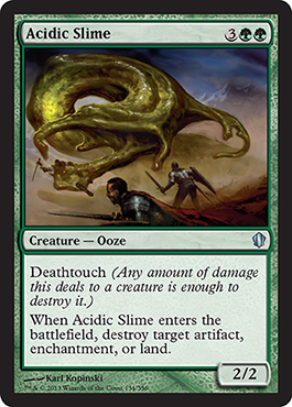 Acidic Slime - Commander 2013 Spoiler