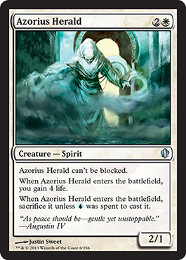 Azorius Herald - Commander 2013 Spoiler