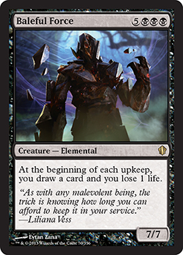 Baleful Force - Commander 2013 Spoiler