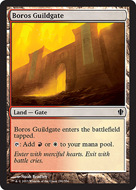 Boros Guildgate - Commander 2013 Spoiler