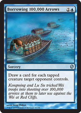 Borrowing 100,000 Arrows - Commander 2013 Spoilers