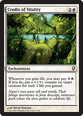 Cradle of Vitality - Commander 2013 Spoiler