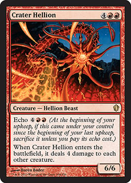Crater Hellion - Commander 2013 Spoiler