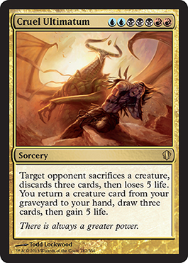 Cruel Ultimatum - Commander 2013 Spoiler