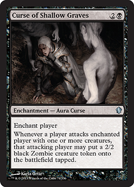 Curse of Shallow Graves - Commander 2013 Spoiler