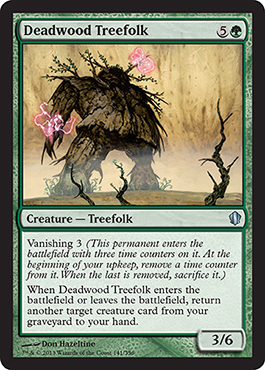 Deadwood Treefolk - Commander 2013 Spoiler