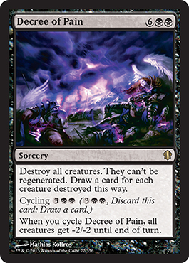 Decree of Pain - Commander 2013 Spoiler