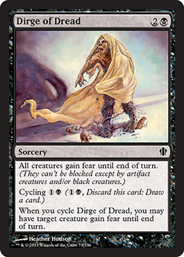 Dirge of Dread - Commander 2013 Spoiler