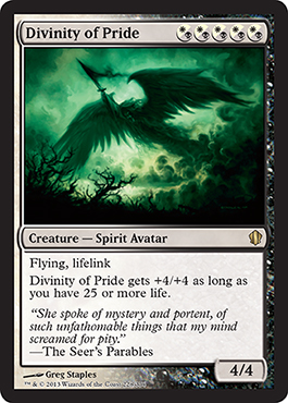 Divinity of Pride - Commander 2013 Spoiler