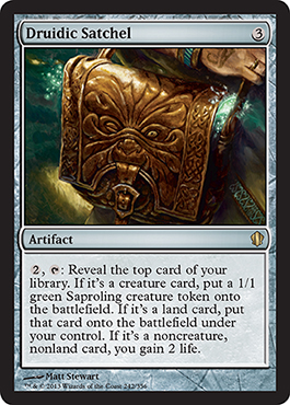 Druidic Satchel - Commander 2013 Spoiler