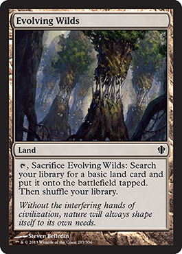 Evolving Wilds - Commander 2013 Spoiler