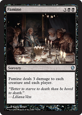 Famine - Commander 2013 Spoiler