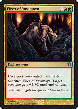 Fires of Yavimaya - Commander 2013 Spoiler