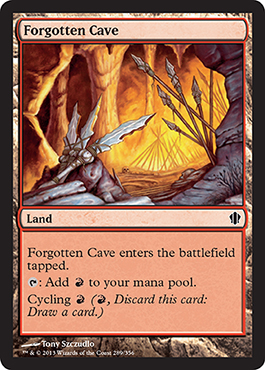 Forgotten Cave - Commander 2013 Spoiler