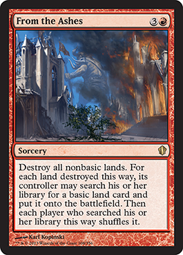 From the Ashes - Commander 2013 Spoiler
