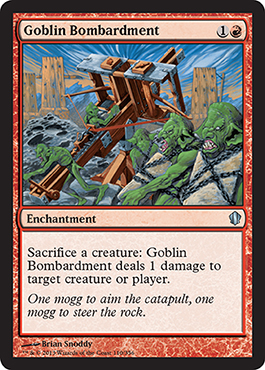 Goblin Bombardment - Commander 2013 Spoiler