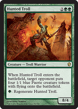 Hunted Troll - Commander 2013 Spoiler