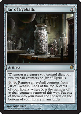 Jar of Eyeballs - Commander 2013 Spoiler