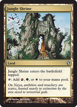 Jungle Shrine - Commander 2013 Spoiler