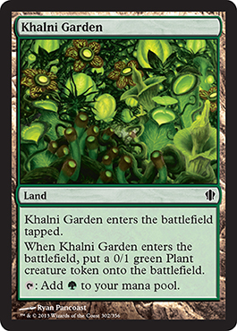 Khalni Garden - Commander 2013 Spoiler