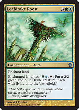 Leafdrake Roost - Commander 2013 Spoiler