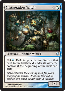 Mistmeadow Witch - Commander 2013 Spoiler