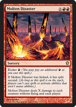 Molten Disaster - Commander 2013 Spoiler