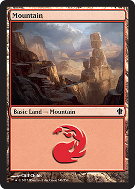 Mountain 4 - Commander 2013 Spoiler