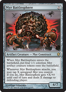 Myr Battlesphere - Commander 2013 Spoiler