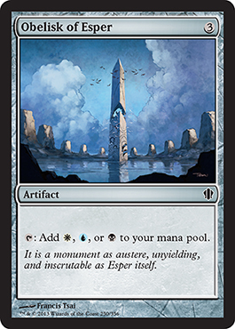 Obelisk of Esper - Commander 2013 Spoiler