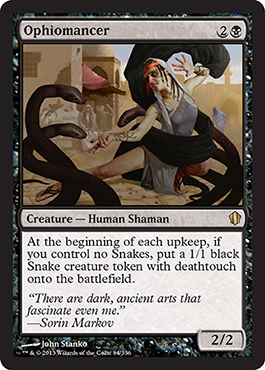 Ophiomancer - Commander 2013 Spoiler