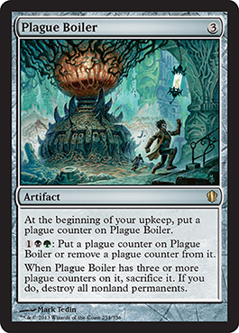 Plague Boiler - Commander 2013 Spoiler