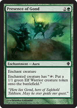 Presence of Gond - Commander 2013 Spoiler