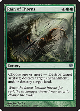 Rain of Thorns - Commander 2013 Spoiler