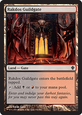 Rakdos Guildgate - Commander 2013 Spoiler