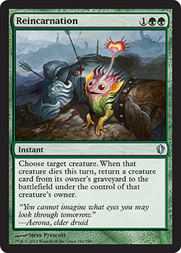 Reincarnation - Commander 2013 Spoiler