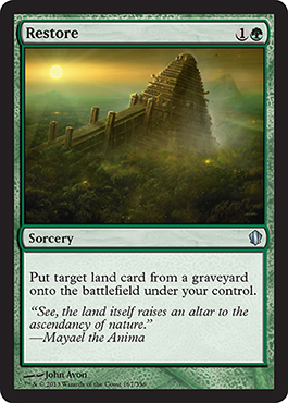 Restore - Commander 2013 Spoiler