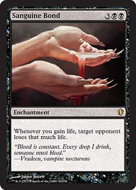 Sanguine Bond - Commander 2013 Spoiler