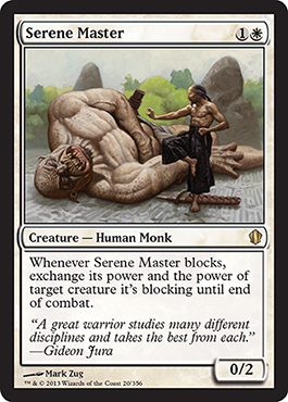 Serene Master - Commander 2013 Spoiler