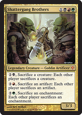 Shattergang Brothers - Commander 2013 Spoiler