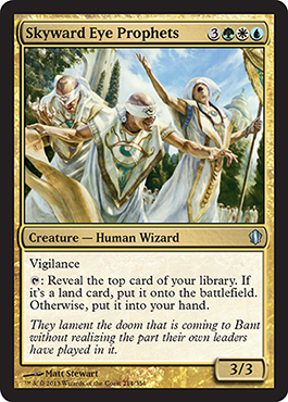 Skyward Eye Prophets - Commander 2013 Spoiler