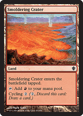 Smoldering Crater - Commander 2013 Spoiler