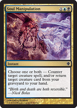 Soul Manipulation - Commander 2013 Spoiler