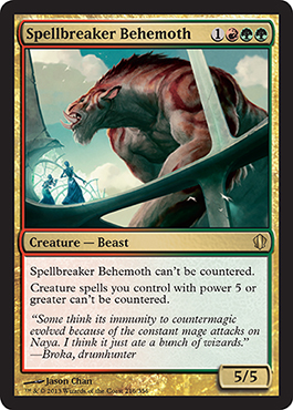 Spellbreaker Behemoth - Commander 2013 Spoiler