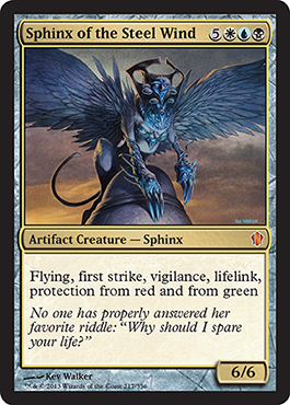 Sphinx of the Steel Wind - Commander 2013 Spoiler
