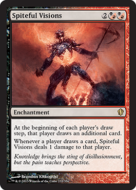 Spiteful Visions - Commander 2013 Spoiler