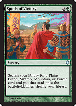 Spoils of Victory - Commander 2013 Spoiler