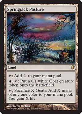 Springjack Pasture - Commander 2013 Spoiler