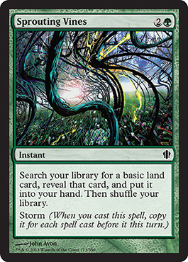 Sprouting Vines - Commander 2013 Spoiler